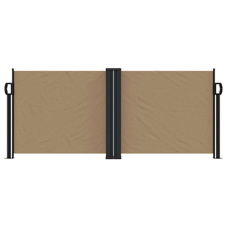 Vidaxx ausziehbarer Windschutz 100x600 cm Taupe