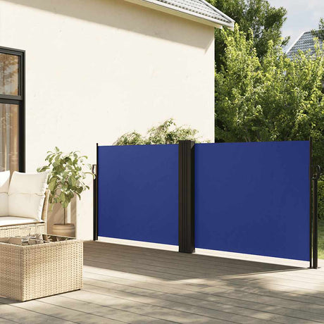 Vidaxx ausziehbarer Windschutz 120x600 cm blau