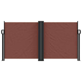 Vidaxx ausziehbarer Windschutz 120x600 cm braun