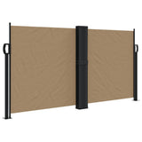 Vidaxx ausziehbarer Windschutz 120x600 cm Taupe