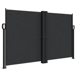 Vidaxx ausziehbarer Windschutz 140x600 cm schwarz