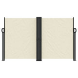 Vidaxx ausziehbarer Gartenschirm 140x600 cm creme