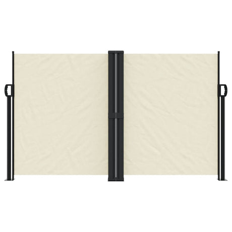 Vidaxx ausziehbarer Gartenschirm 140x600 cm creme