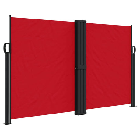 Vidaxx ausziehbarer Windschutz 140x600 cm rot