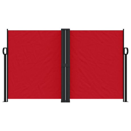 Vidaxx ausziehbarer Windschutz 140x600 cm rot