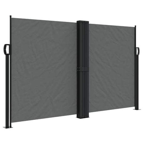 Vidaxx ausziehbarer Windschutz 140x600 cm Anthrazit