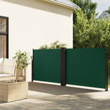 Vidaxx ausziehbarer Gartenschirm 140x600 cm dunkelgrün