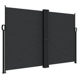 Vidaxx ausziehbarer Windschutz 160x600 cm schwarz