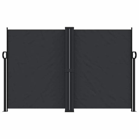 Vidaxx ausziehbarer Windschutz 160x600 cm schwarz