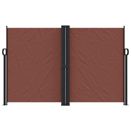 Vidaxx ausziehbarer Windschutz 160x600 cm braun