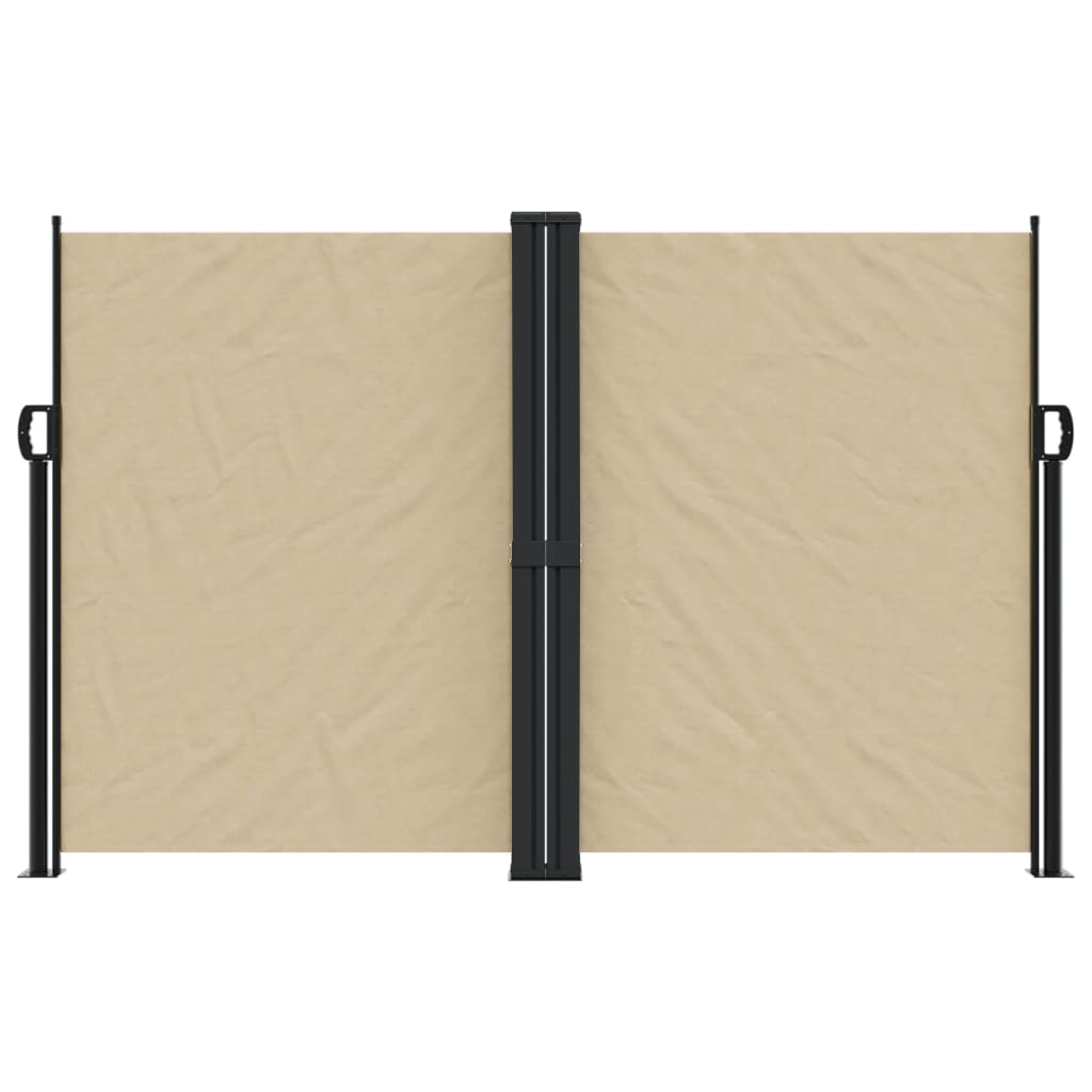 Vidaxx ausziehbarer Windschutz 160x600 cm beige