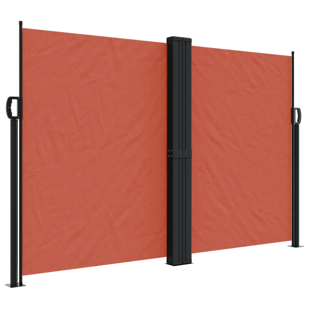 Vidaxx ausziehbarer Windschutz 160x600 cm Terrakotta