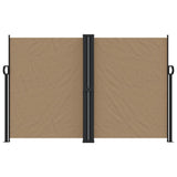 Vidaxx ausziehbarer Windschutz 160x600 cm Taupe