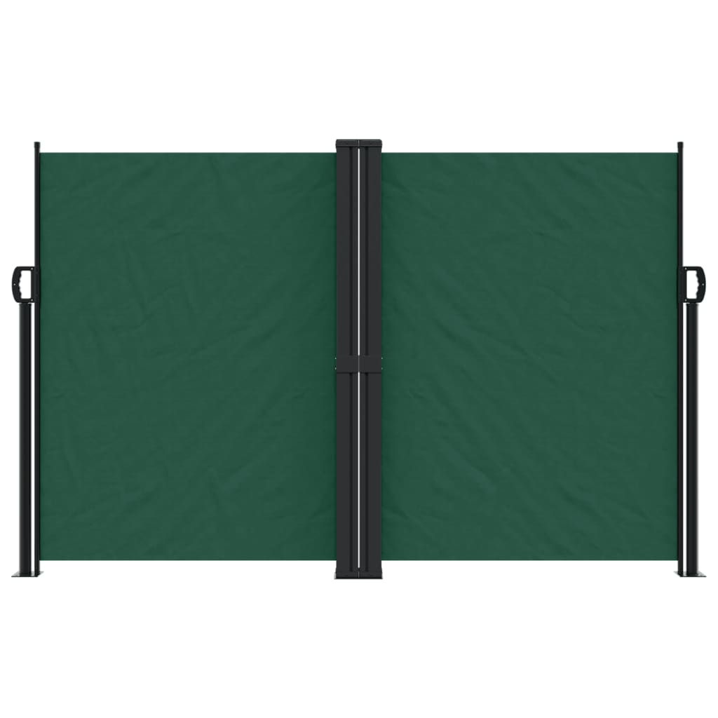 Vidaxx ausziehbarer Windschutz 160x600 cm dunkelgrün