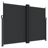 Vidaxx ausziehbarer Windschutz 180x600 cm schwarz