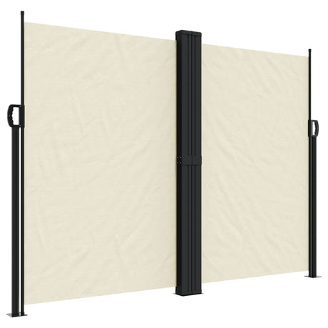 Vidaxx ausziehbarer Gartenschirm 180x600 cm cremefarben