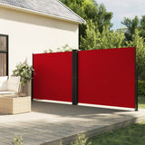 Vidaxx ausziehbarer Windschutz 180x600 cm rot