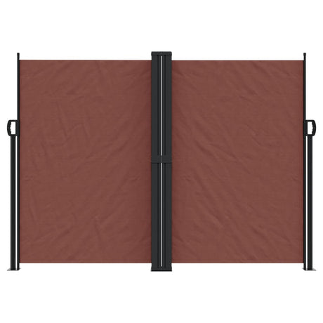 Vidaxx ausziehbarer Windschutz 180x600 cm braun