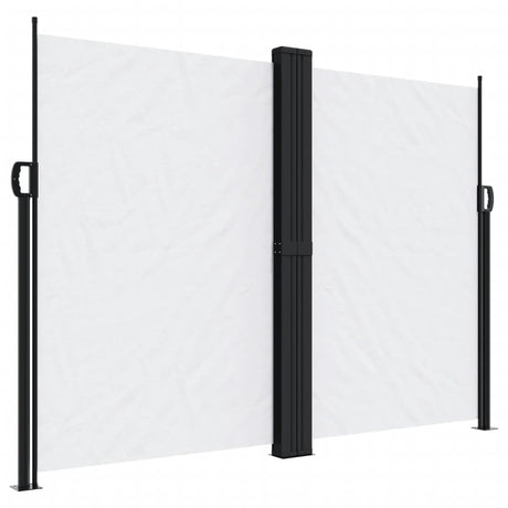 Vidaxx ausziehbarer Windschutz 180x600 cm weiß