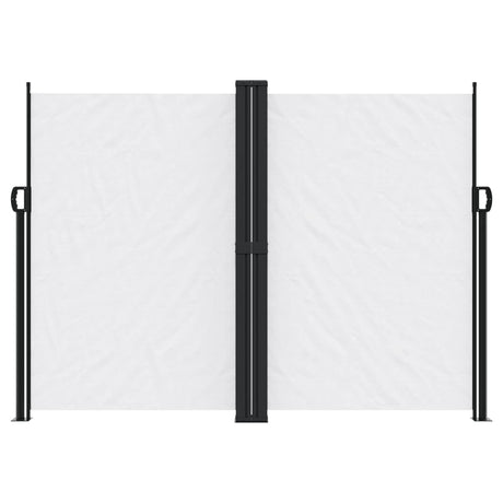 Vidaxx ausziehbarer Windschutz 180x600 cm weiß