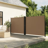 Vidaxx ausziehbarer Windschutz 180x600 cm Taupe