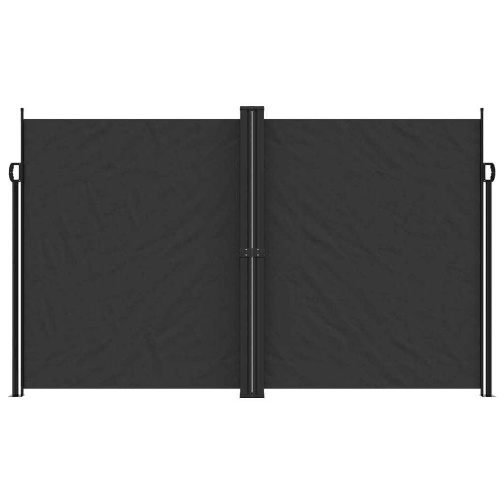 Vidaxx ausziehbarer Windschutz 200x600 cm schwarz