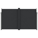 Vidaxx ausziehbarer Windschutz 200x600 cm schwarz