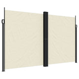 Vidaxx ausziehbarer Windschutz 200x600 cm cremefarben