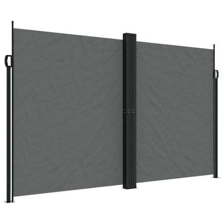 Vidaxx ausziehbarer Windschutz 200x600 cm Anthrazit