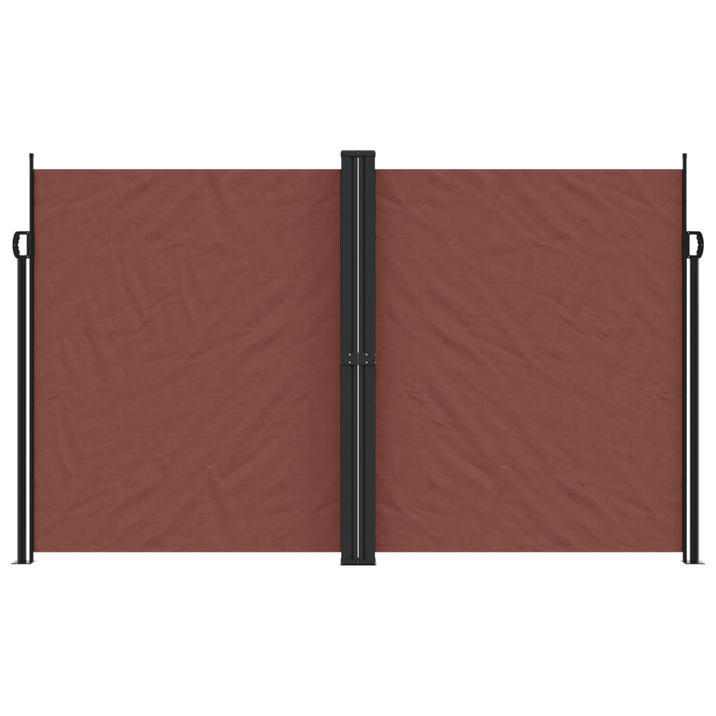 Vidaxx ausziehbarer Windschutz 200x600 cm braun