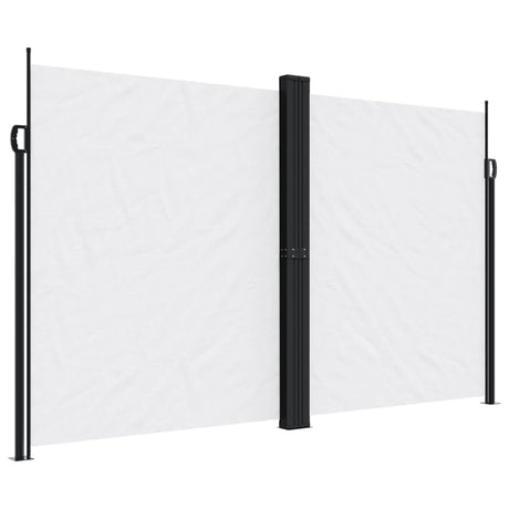Vidaxx ausziehbarer Windschutz 200x600 cm weiß