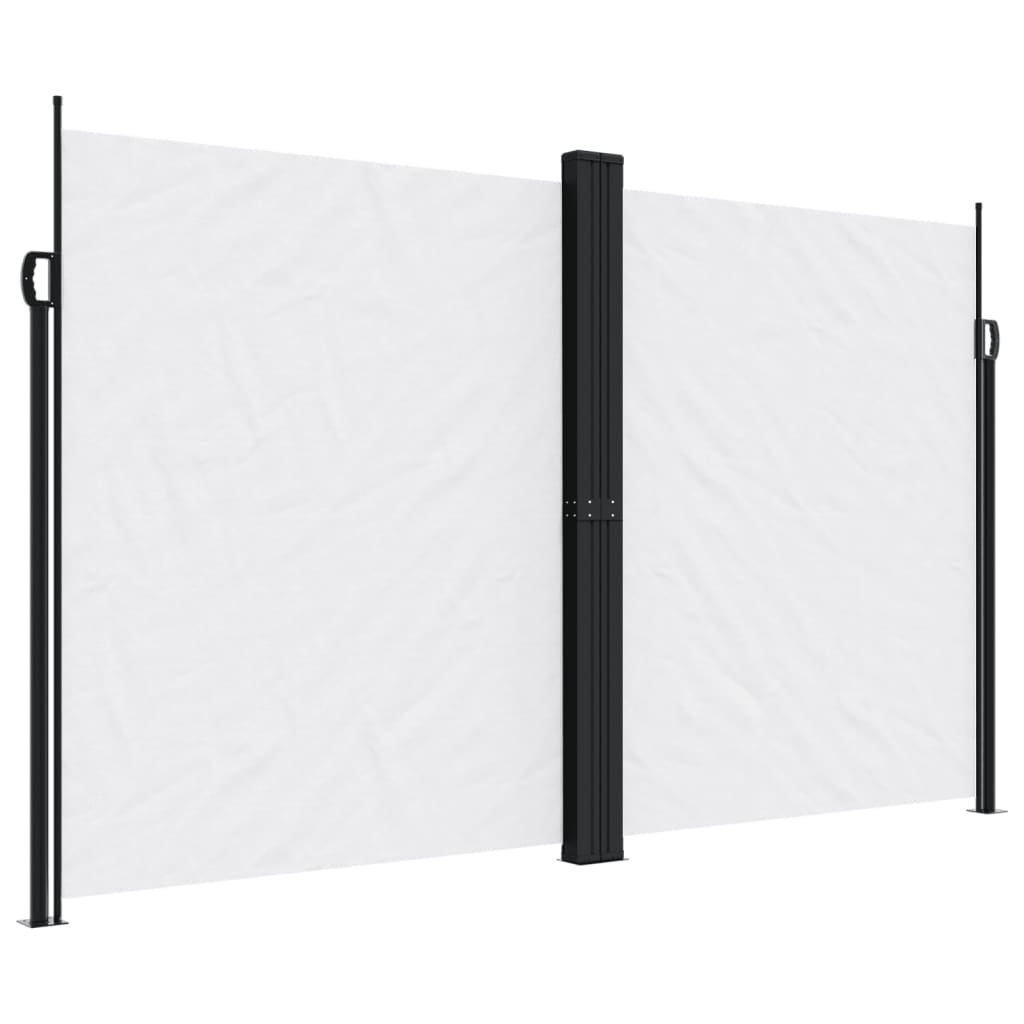 Vidaxx ausziehbarer Windschutz 200x600 cm weiß