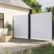 Vidaxx ausziehbarer Windschutz 200x600 cm weiß