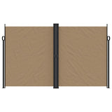 Vidaxx ausziehbarer Windschutz 200x600 cm Taupe