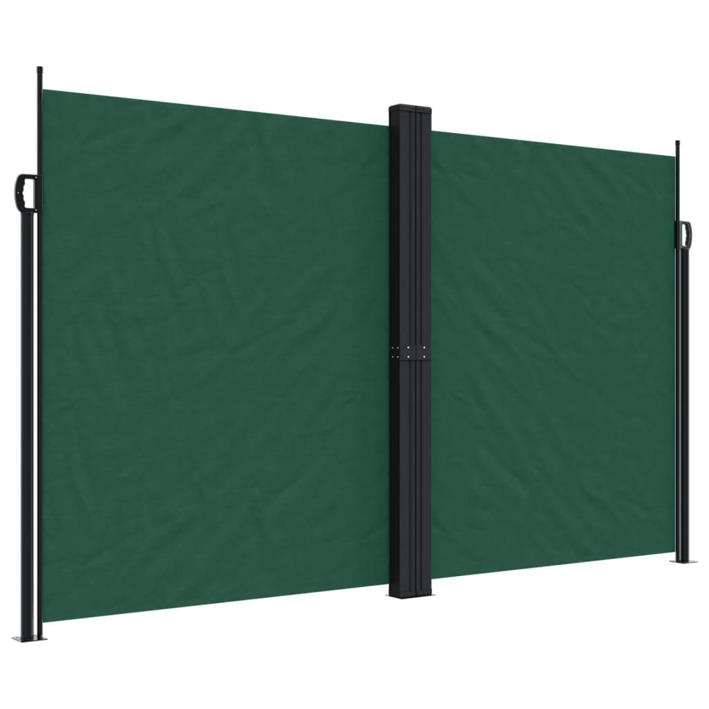 Vidaxx ausziehbarer Windschutz 200x600 cm dunkelgrün