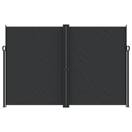 Vidaxx ausziehbarer Windschutz 220x600 cm schwarz