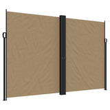Vidaxx ausziehbarer Windschutz 220x600 cm Taupe