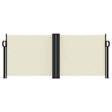 Vidaxx ausziehbarer Windschutz 100x1000 cm creme