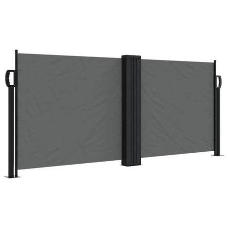 Vidaxx ausziehbarer Windschutz 100x1000 cm Anthrazit