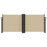 Vidaxx ausziehbarer Windschutz 100x1000 cm beige