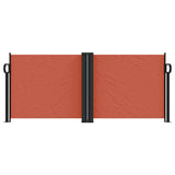 Vidaxx ausziehbarer Windschutz 100x1000 cm terrakottafarben