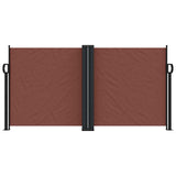 Vidaxx ausziehbarer Windschutz 120x1000 cm braun
