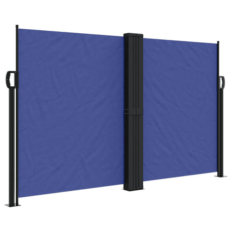 Vidaxx ausziehbarer Windschutz 140x1000 cm blau