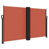 Vidaxx ausziehbarer Windschutz 140x1000 cm terrakottafarben