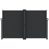 Vidaxx ausziehbarer Windschutz 160x1000 cm schwarz