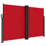 Vidaxx ausziehbarer Windschutz 160x1000 cm rot