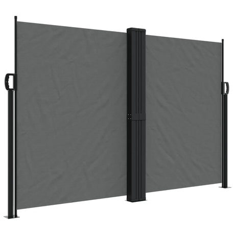 Vidaxx ausziehbarer Windschutz 160x1000 cm Anthrazit