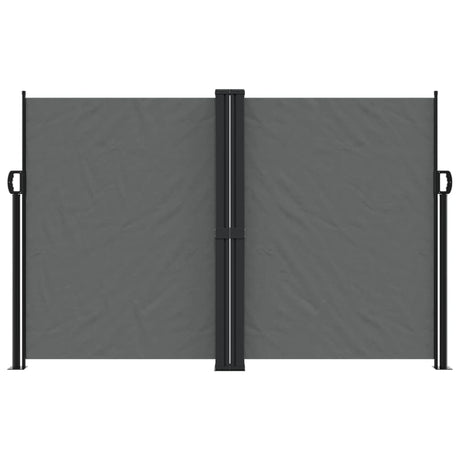 Vidaxx ausziehbarer Windschutz 160x1000 cm Anthrazit