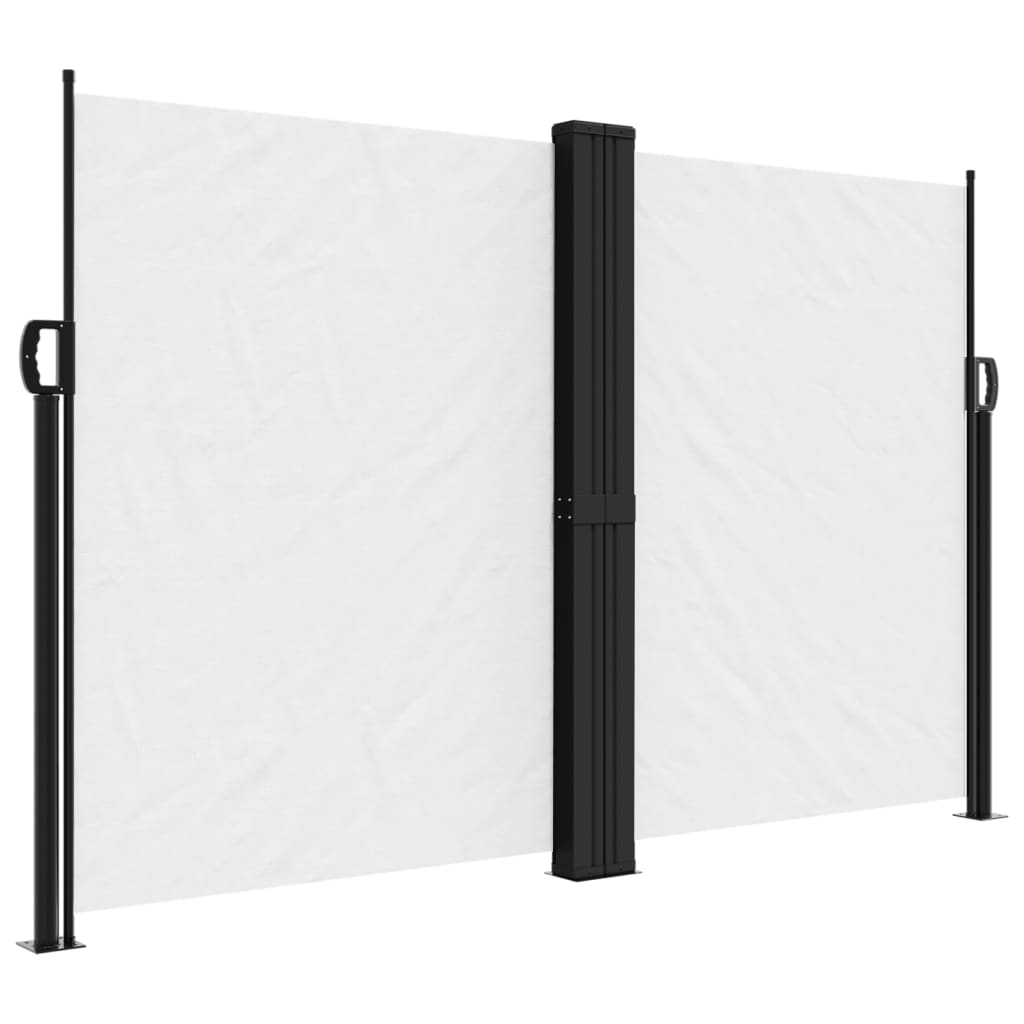 Vidaxx ausziehbarer Windschutz 160x1000 cm weiß