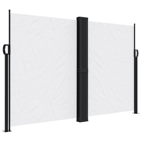 Vidaxx ausziehbarer Windschutz 160x1000 cm weiß